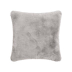 Funda De Cojín Imitación Pelo - Gris - Liso