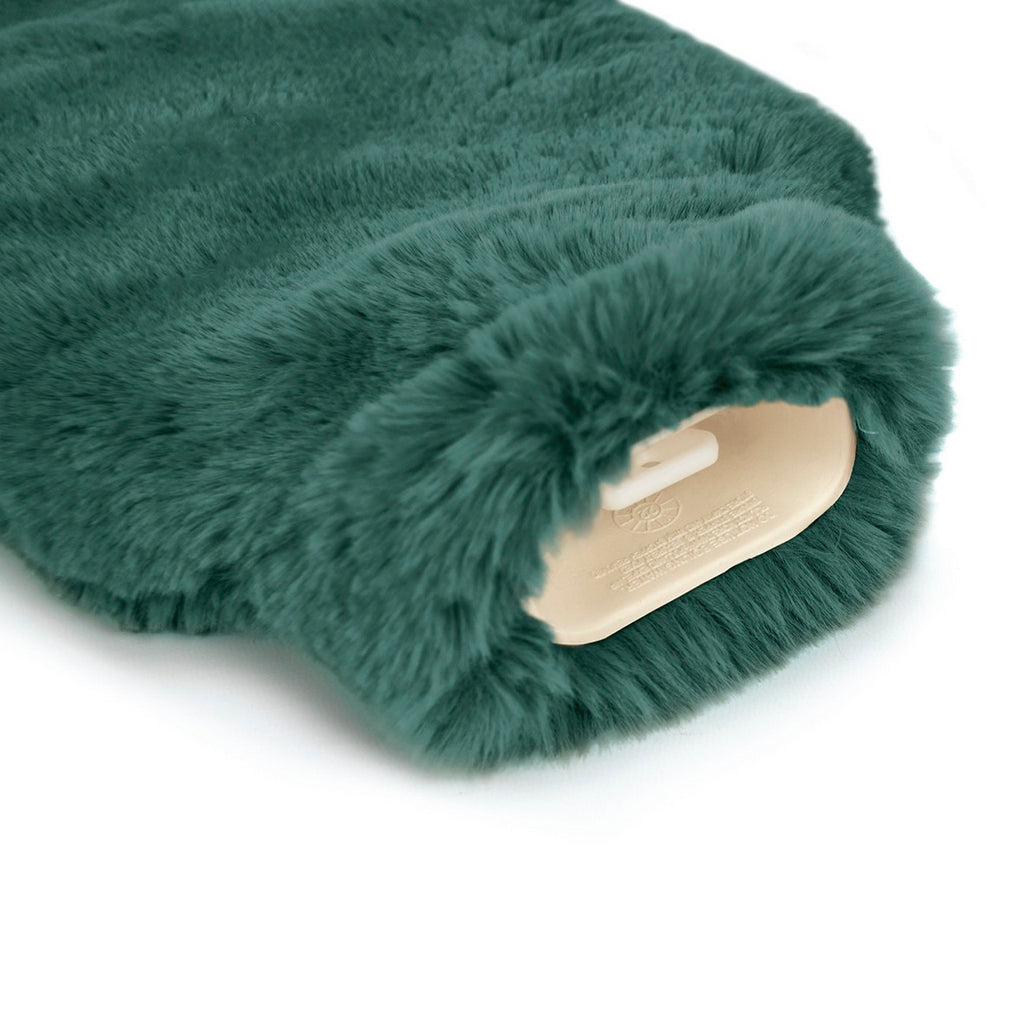 Bolsa De Agua Caliente Con Funda - Verde - Liso