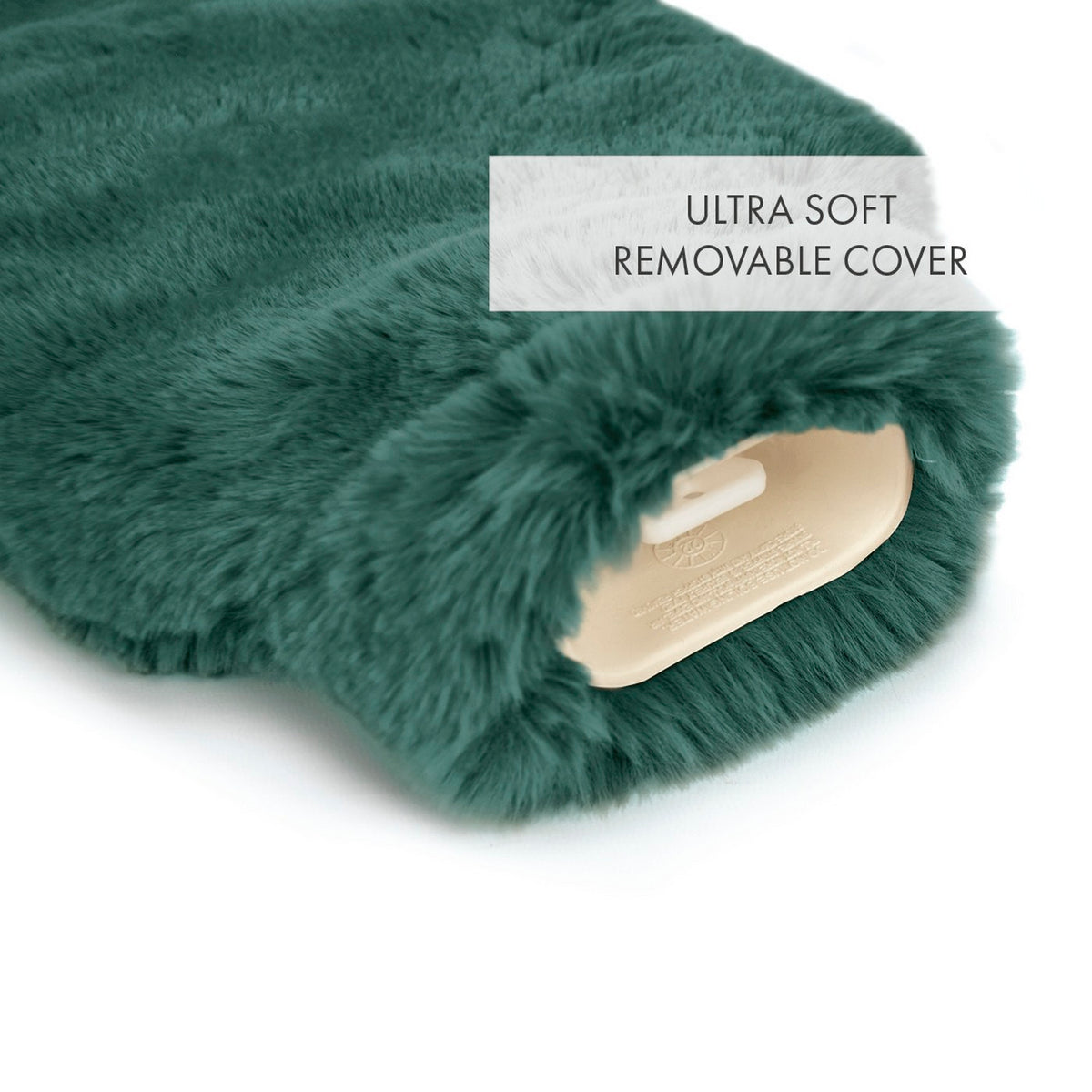 Bolsa De Agua Caliente Con Funda - Verde - Liso