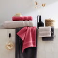 Set De 4 Toallas De Tocador - Rosa Blush - Olas