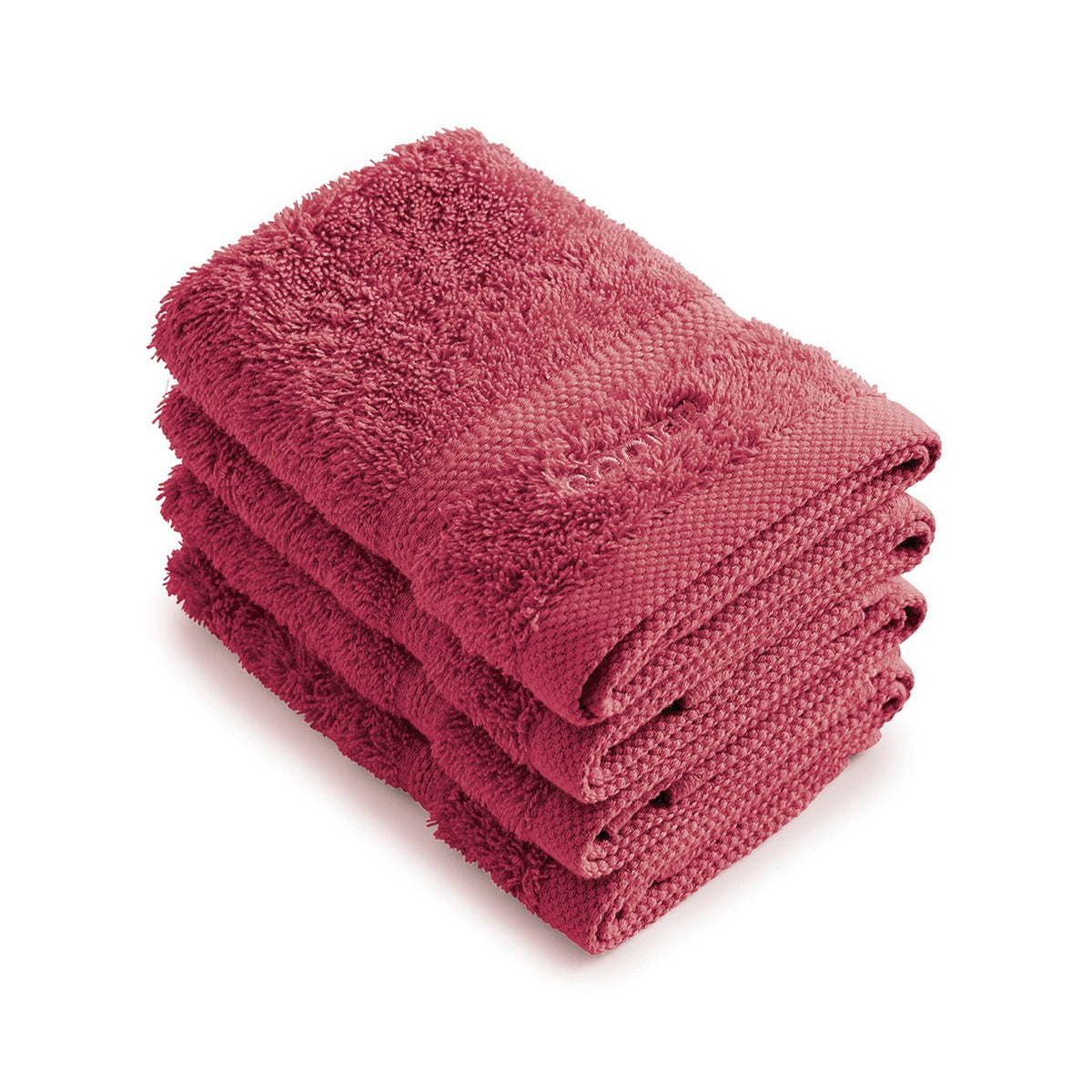 Set De 4 Toallas De Tocador - Rosa Blush - Olas