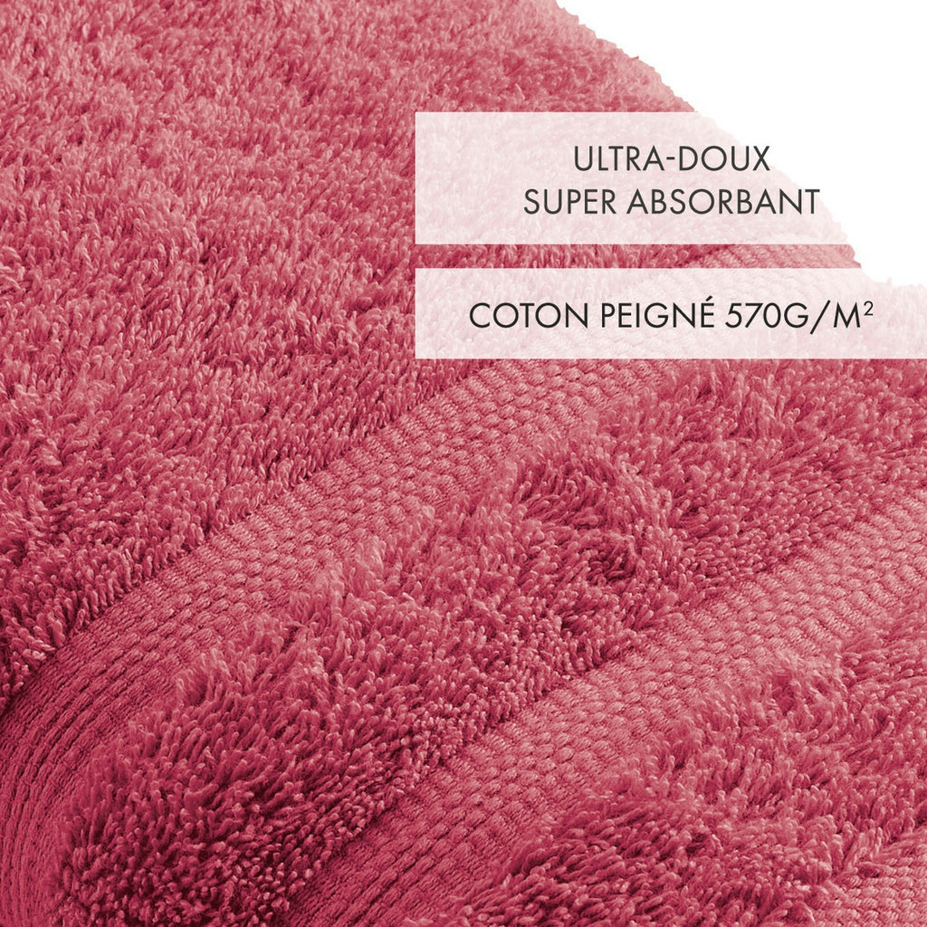 Set di 2 Asciugamani - Rosa Blush - Onda