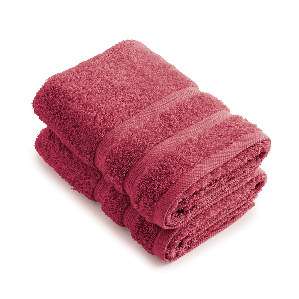 Set di 2 Asciugamani - Rosa Blush - Onda