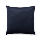 Fodera per cuscino Fiore cesellato - Blu scuro - Tinta unita