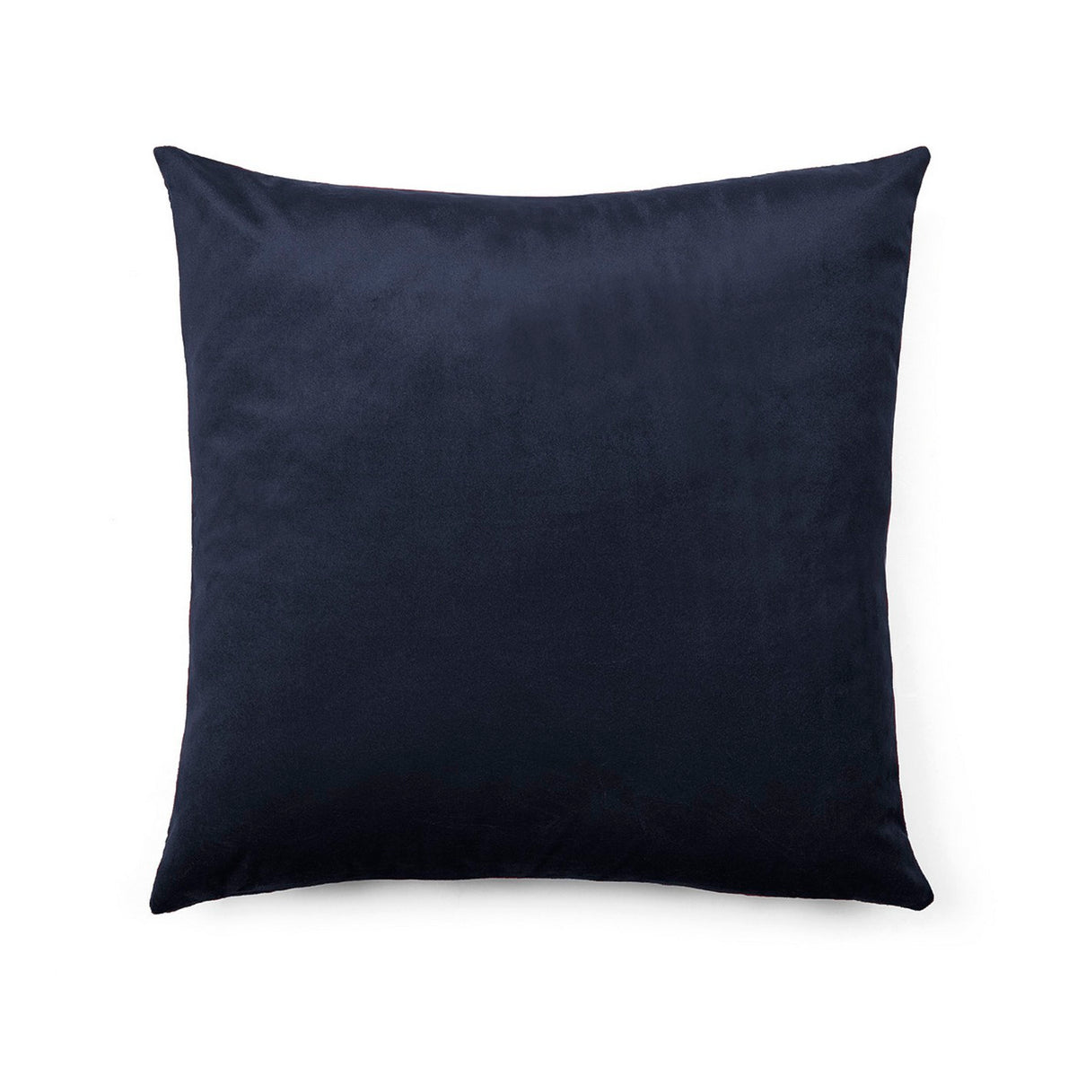 Fodera per cuscino Fiore cesellato - Blu scuro - Tinta unita