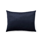 Fodera per cuscino Fiore cesellato - Blu scuro - Tinta unita