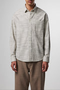 Deon - White Check Shirt