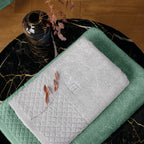 Eden - Set Of 2 Towels - Bottle Green