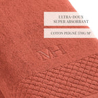 Eden - Set De 2 Draps De Bain - Terracotta