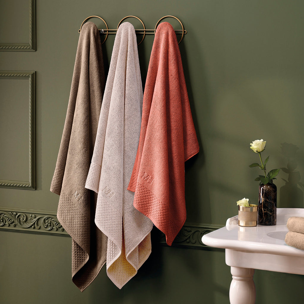 Eden - Set De 2 Draps De Bain - Terracotta