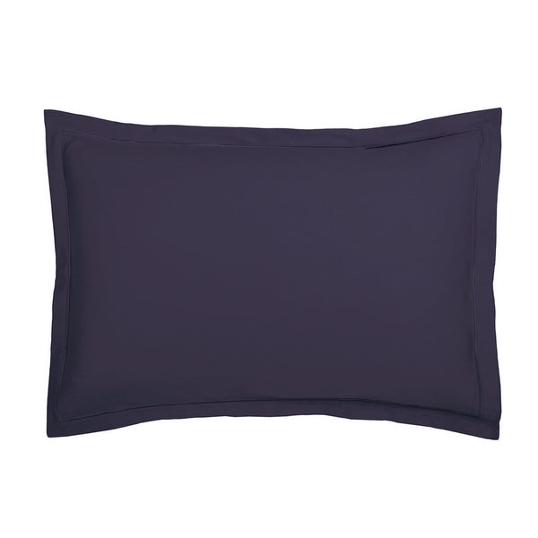 Uni - Taie D'Oreiller - Satin De Coton - Bleu 04