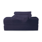 Plain - Sheet Set - Cotton Sateen - Blue 04