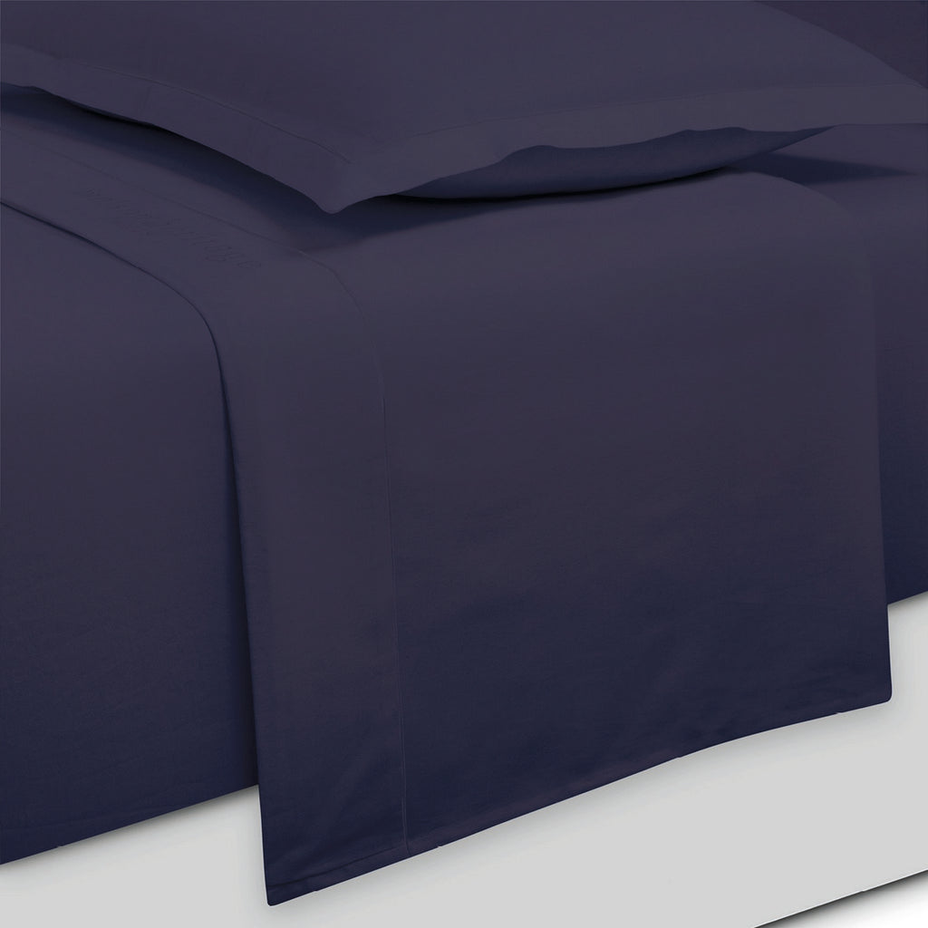Plain - Sheet Set - Cotton Sateen - Blue 04