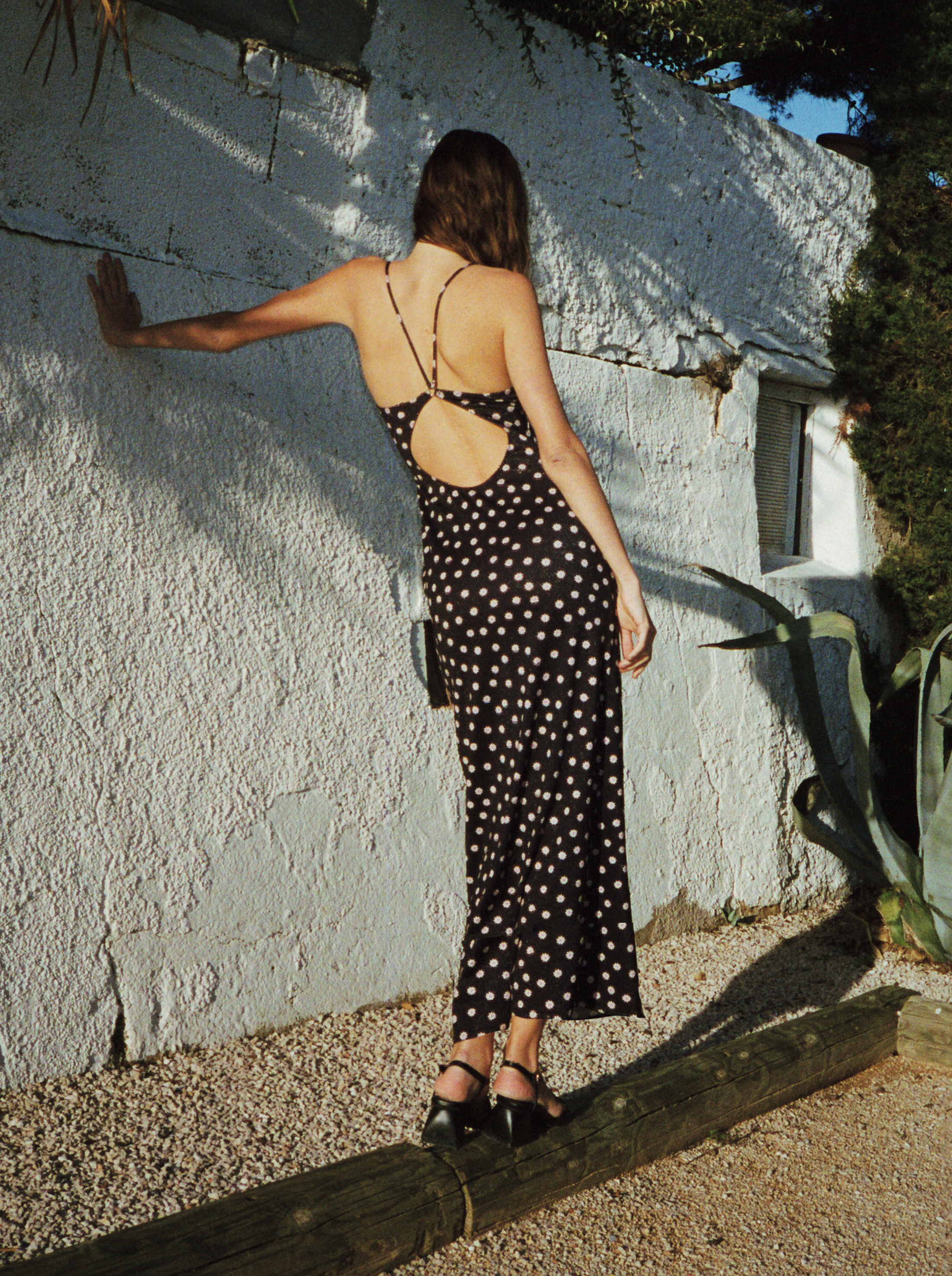 Robe Flower Dots