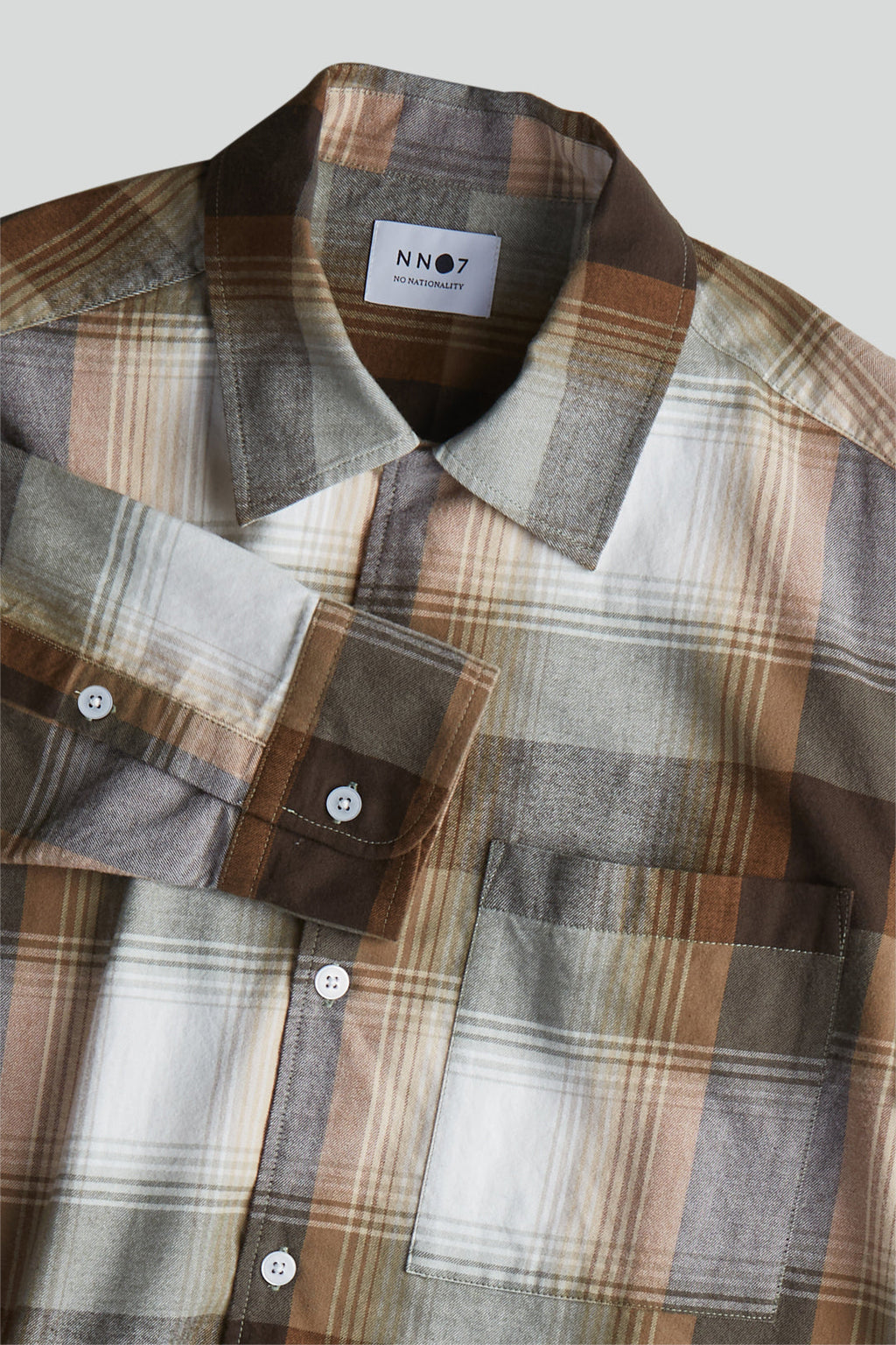 Julio Overshirt - Khaki Stripe