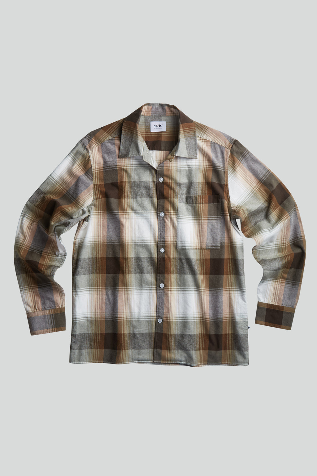 Julio Overshirt - Khaki Stripe