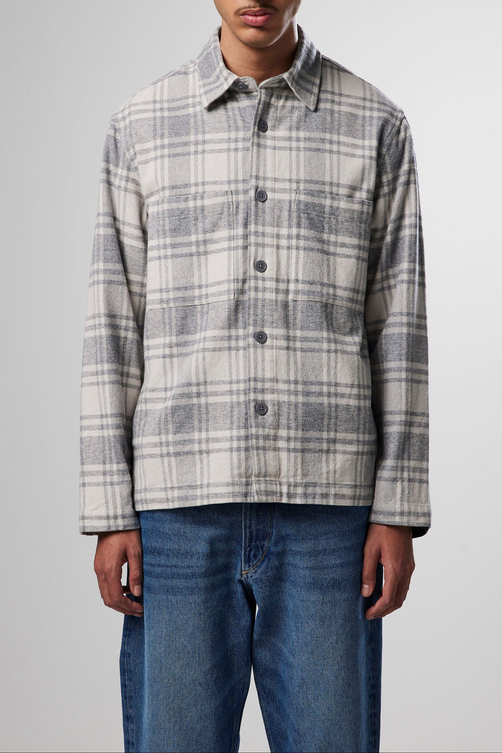 Frode Overshirt - Grey Check