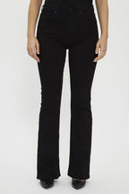 Levi'S 725 Flared Jeans Black Size W29L34 | Wide Pants Outlet | Women | Black