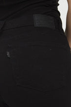 Levi'S 725 Flared Jeans Black Size W29L34 | Wide Pants Outlet | Women | Black