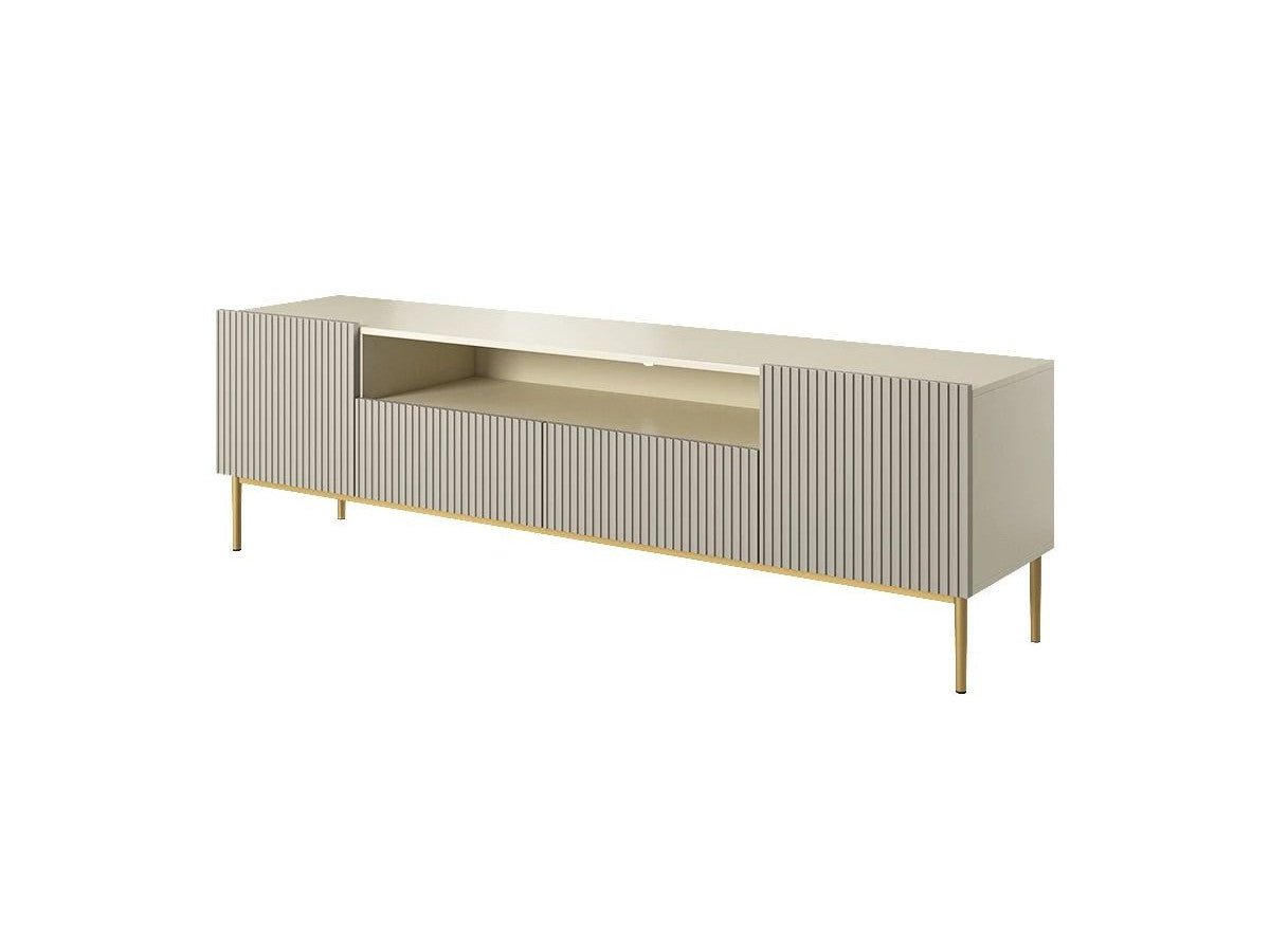 Kasha - Mueble de TV con nicho - Patas doradas