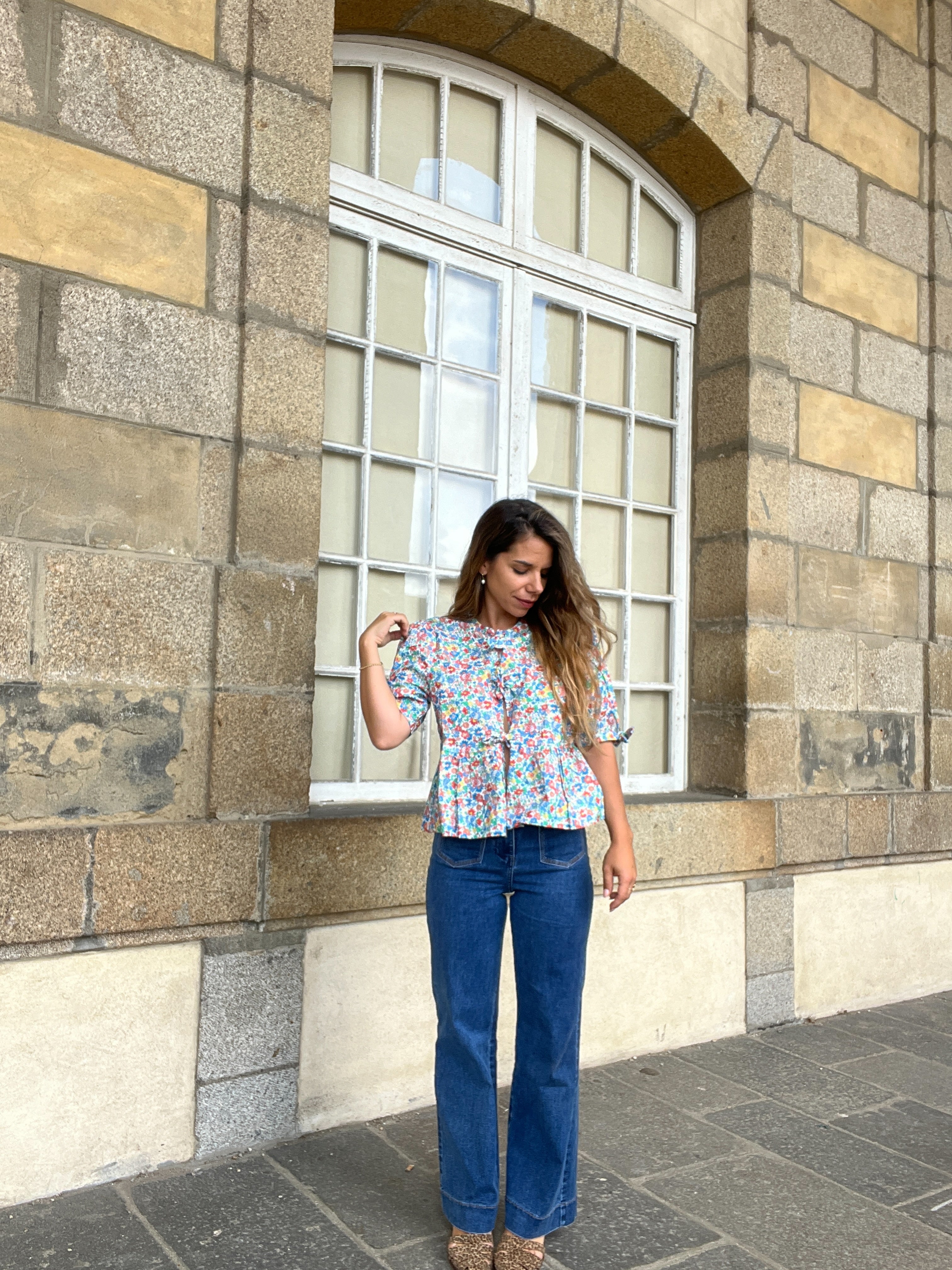 Blusa con lazo Faustine