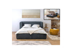 Louise - Cama con arcón con cabecero acolchado