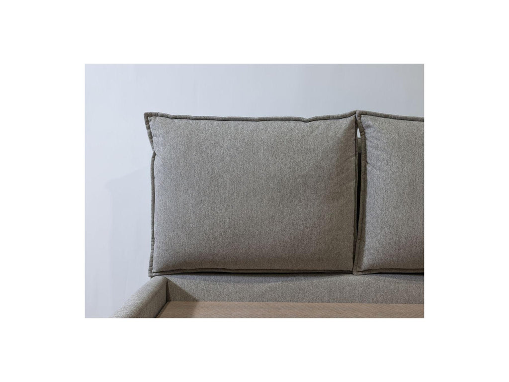 Garance - Ottoman Bed with Pillow-Effect Headboard