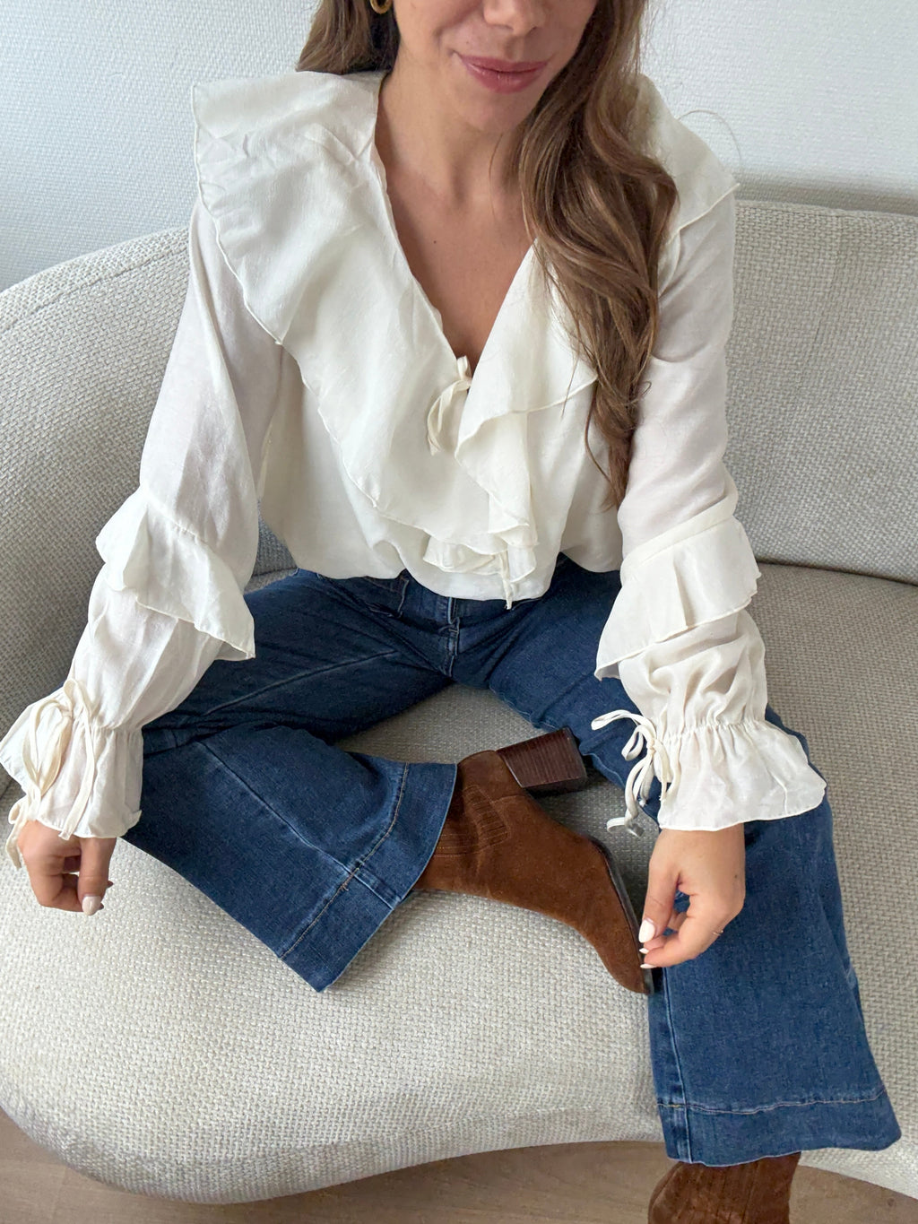 Iris Blouse Ecru