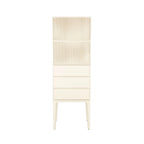 June 1 Puerta 3 Cajones - Armario - Roble macizo - Beige