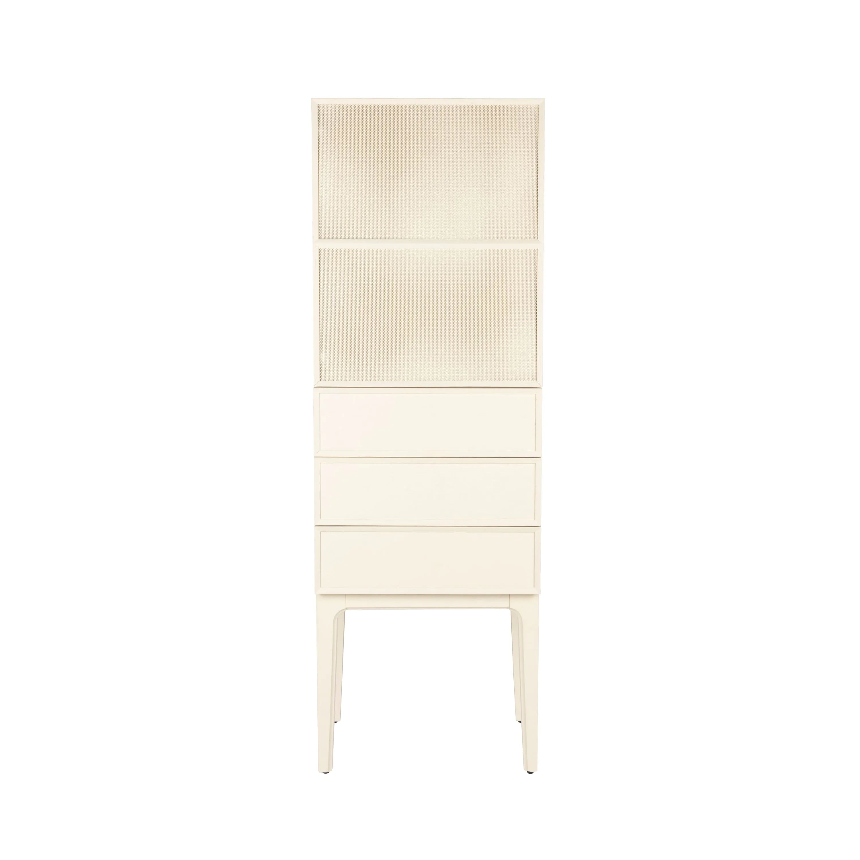 June 1 Puerta 3 Cajones - Armario - Roble macizo - Beige