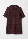 Dress Pa Bardot Tweed Dress - Brown - Women