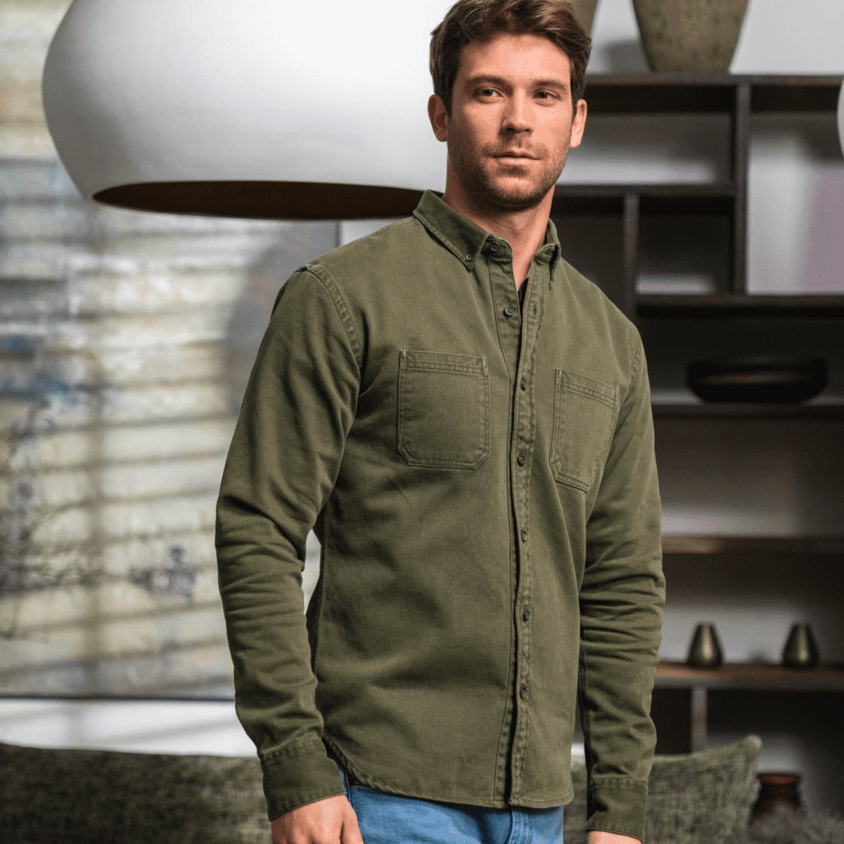 Camicia In Denim - Cachi