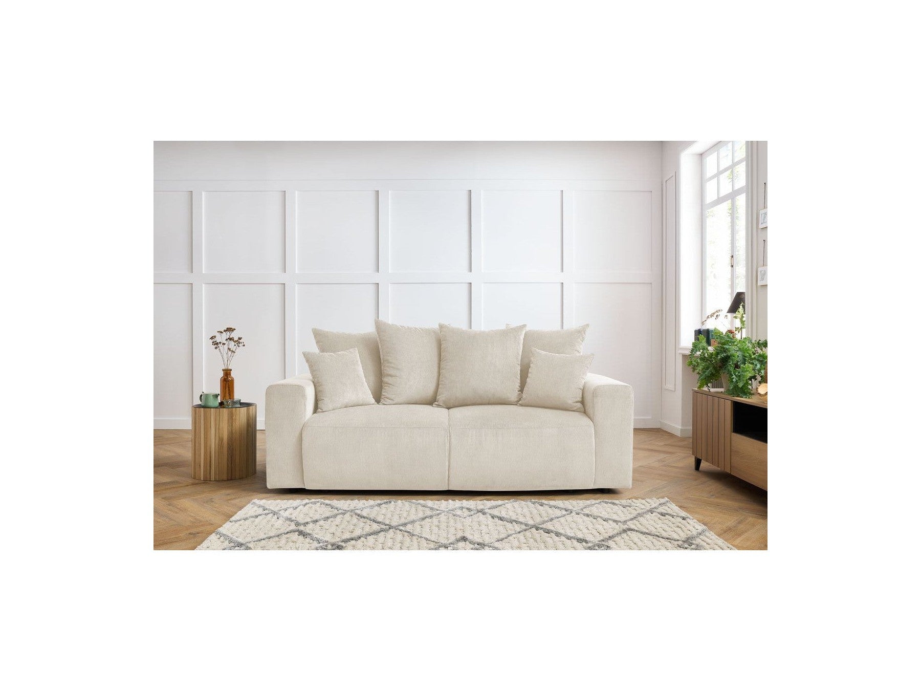 Envy - Fixed 2-Seater Straight Sofa - Corduroy