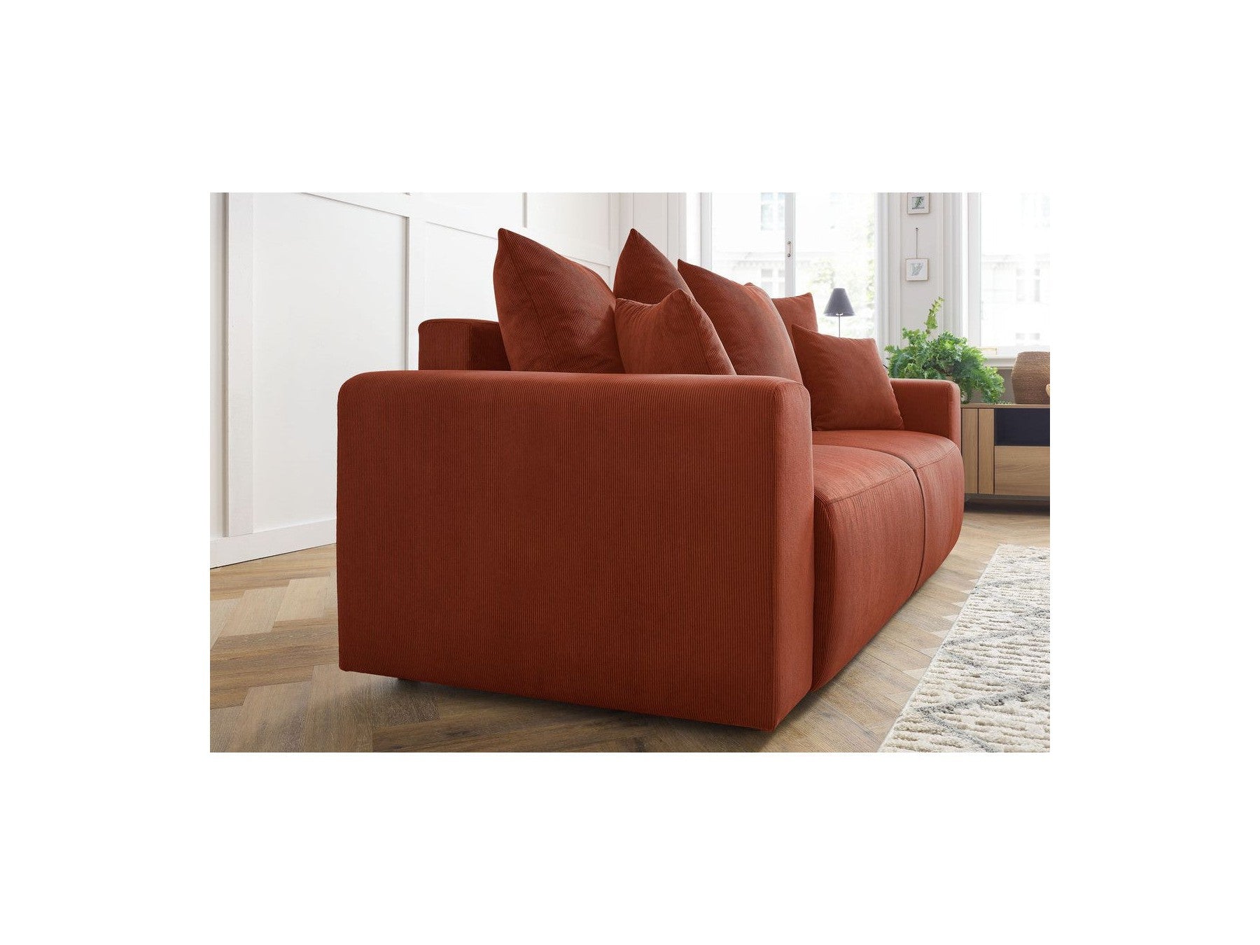 Envy - Fixed 2-Seater Straight Sofa - Corduroy