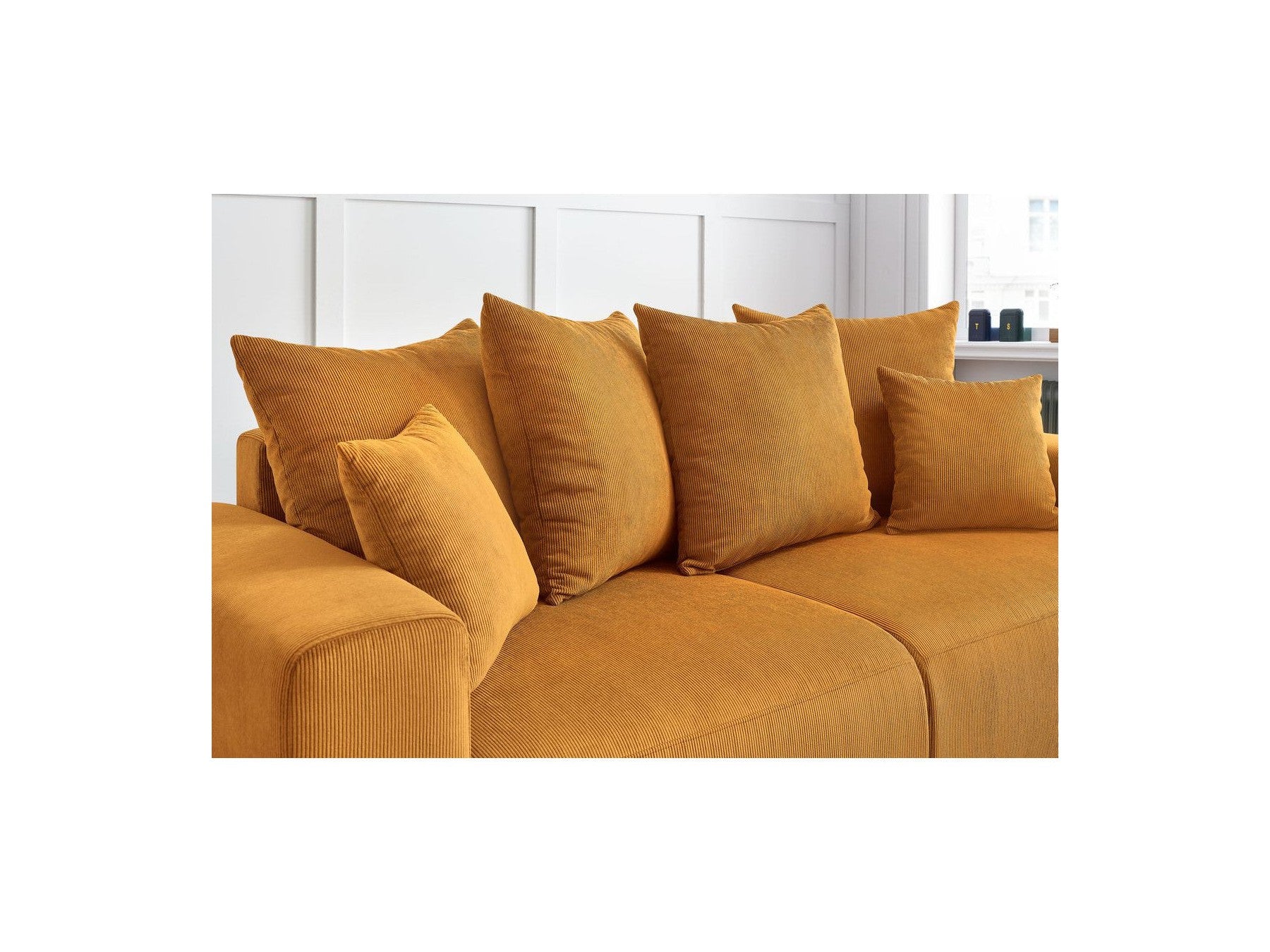 Envy - Fixed 2-Seater Straight Sofa - Corduroy