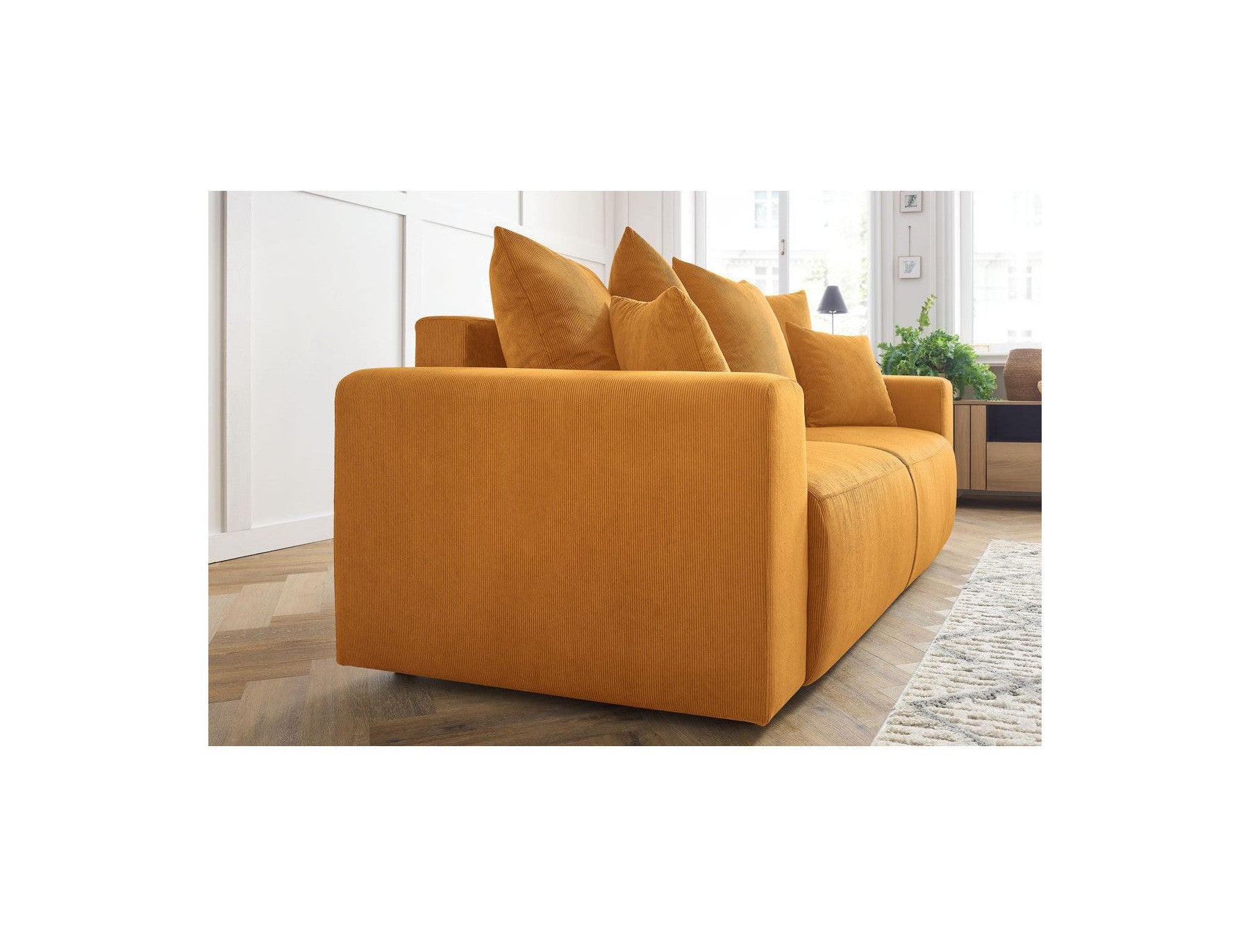 Envy - Fixed 2-Seater Straight Sofa - Corduroy