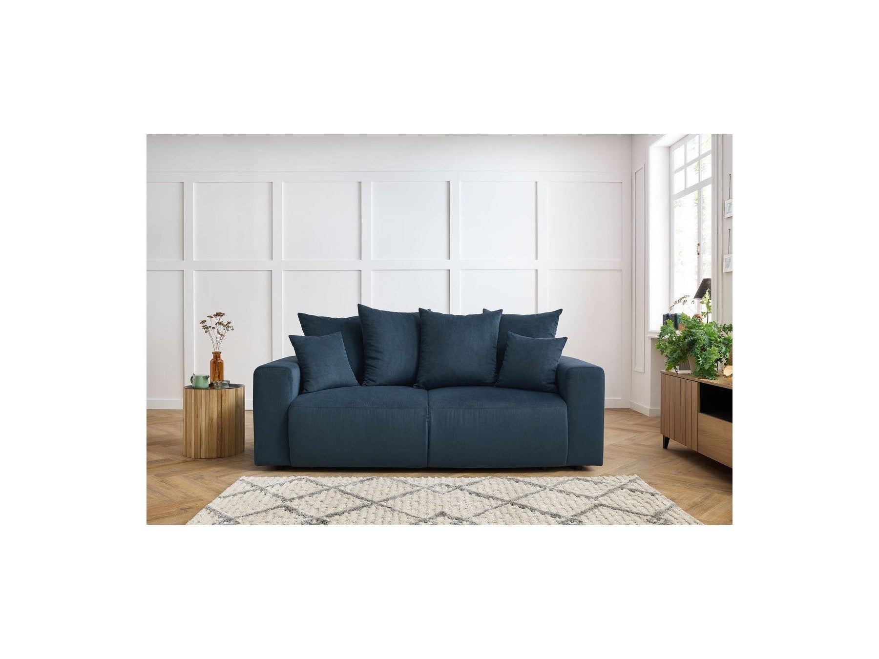 Envy - Fixed 2-Seater Straight Sofa - Corduroy