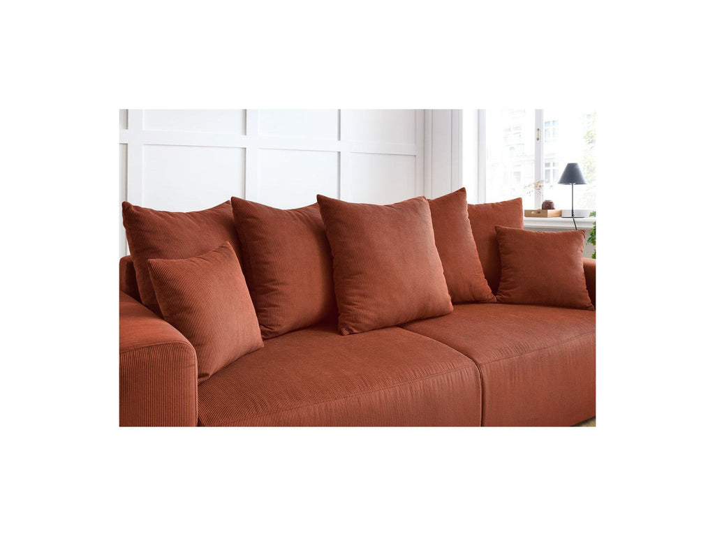 Envy - Fixed Straight 3-Seater Sofa - Corduroy