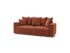 Envy - Fixed Straight 3-Seater Sofa - Corduroy