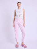 Debardeur Col Rd Crochet - Off-White