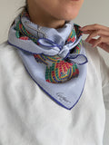 Cartier Scarf – Swan And Multicoloured Feather Patterns
