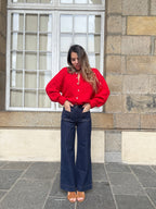 Cardigan Charlie Rouge