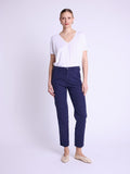 Plain Casual Pants - Navy