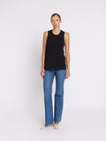 Debardeur Col Rd Tresse - Black