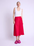 Berenice - Jupe Longue Elastiquee A Taill - Fuchsia