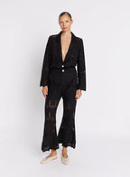 Berenice - Pantalon Broderie Anglaise - Black