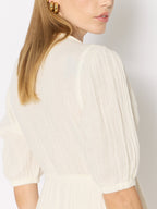 Berenice - Long Dress With Braids - Off-White