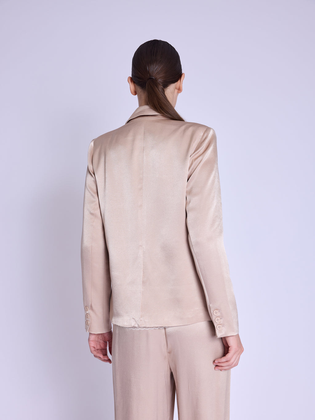 Chaqueta de traje Satinee - Camel