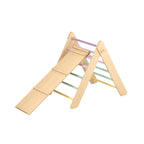 Pikler Triangle + Large Double-Sided Slide