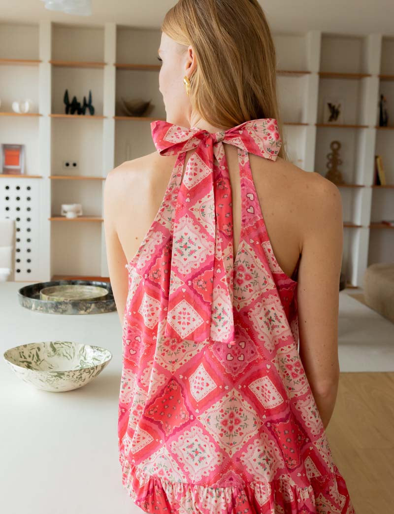 Robe Rose Rosia